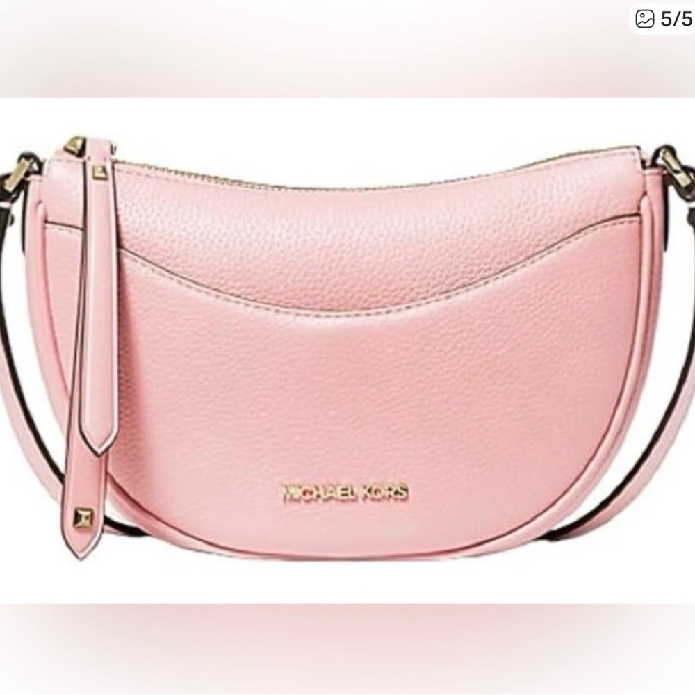 NWT MICHAEL Michael Kors Dover Half Moon Crossbody Bag
